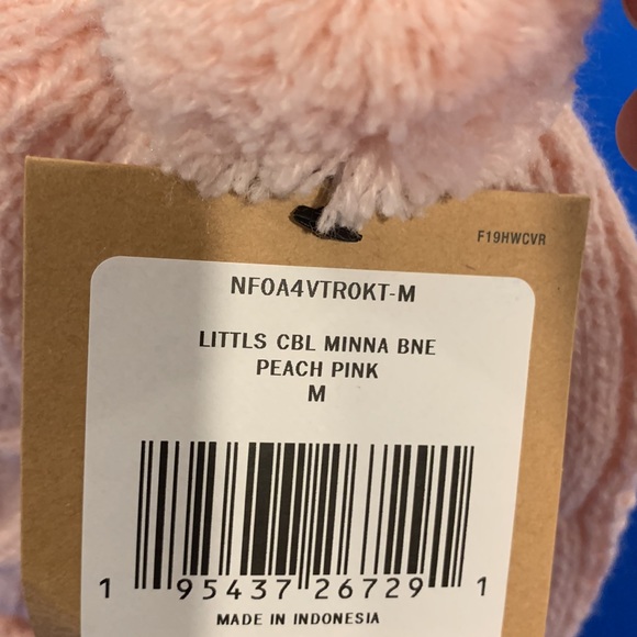 The North Face, Pink, Toddler Hat. - Picture 3 of 6